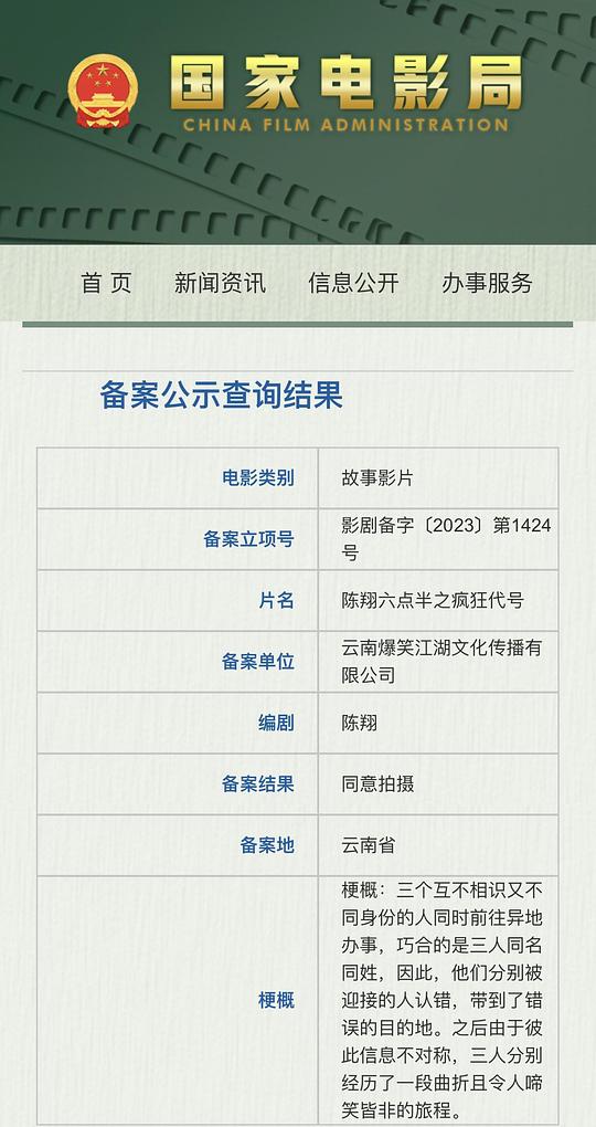 陳翔六點(diǎn)半之瘋狂代號